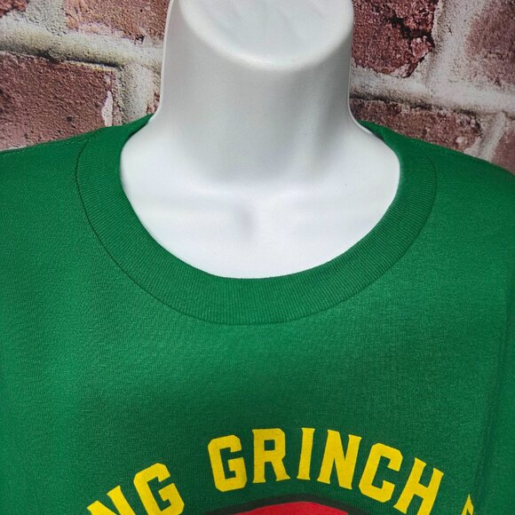 Grinch Tee 2XL | Green Celebrate Together Christmas Holiday Cozy Graphic Top - Picture 4 of 5